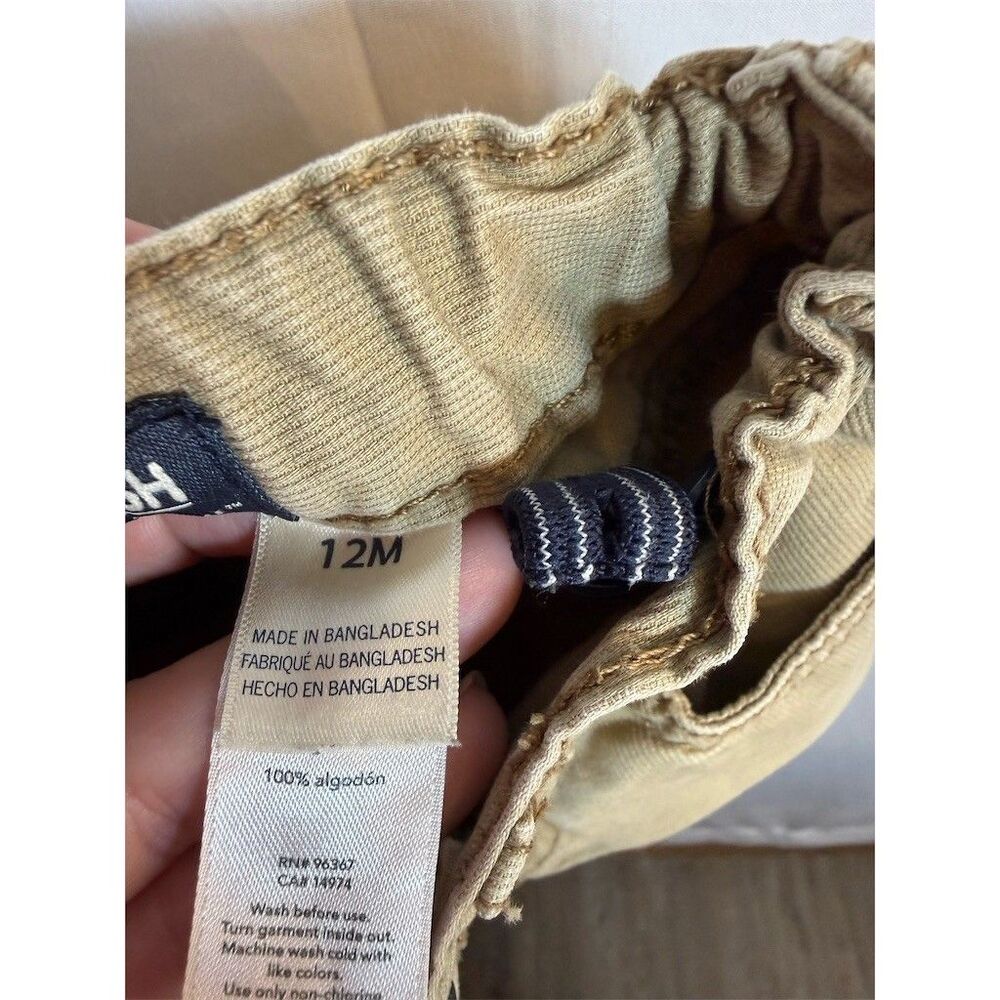 OshKosh B'gosh Toddler Unisex Jeans Tan Slim Straight 5-Pocket Elastic Waist - Picture 10 of 15
